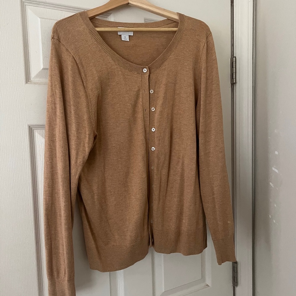 Old Navy button up cardigan khaki